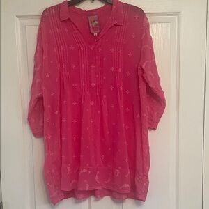 Johnny Was Marti Vera Tunic L NWT